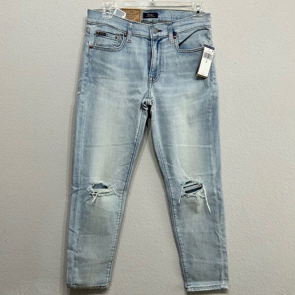 Polo Ralph Lauren The Tompkins Skinny Crop Size 28 - Picture 2 of 16